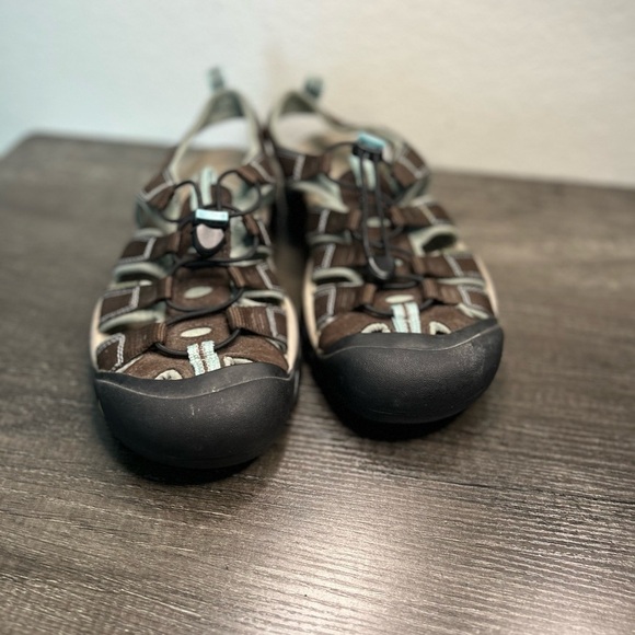 Keen Newport H2 Sandals Womens Size 10 Brown and teal - Picture 2 of 10